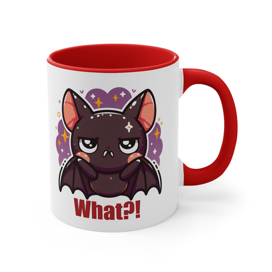 Attitude Bat Coffee Mug 11oz, Cute Bat Mug, Funny Mug, Anime Mug, Joke Mug, Attitude Mug, Statement Mug, Bat Mug, Animal Mug