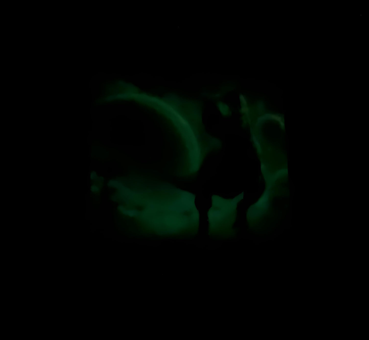 T-Rex on an Alien Planet Glow In The Dark Waterproof Sticker