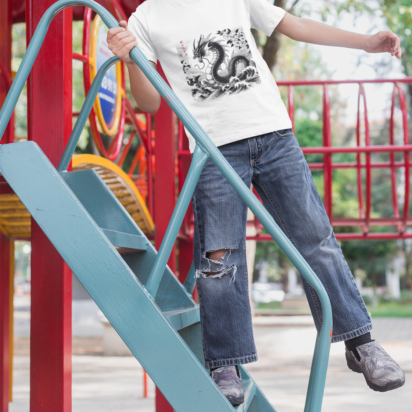 Gyarados Tradition Japanese Tatoo Art Kids/Adult Unisex Shirt